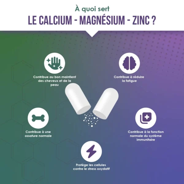 À quoi sert le calcium magnésium zinc