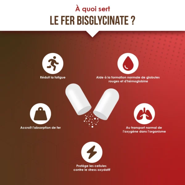 À quoi sert le fer bisglycinate