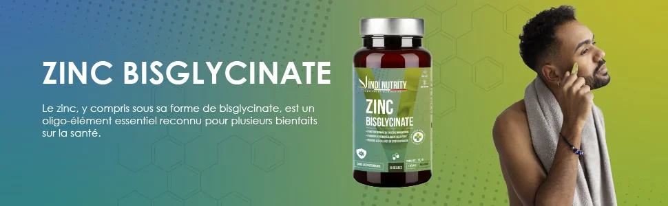 08 Zinc biglycinate, le zinc, y compris sous sa forme de bisglycinate, est un oligo-élément essentiel reconnu pour plusieurs bienfaits sur la santé.
